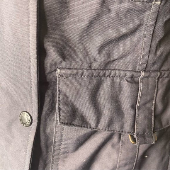 The North Face Black Hyvent Down Mid-Length Parka Hooded Women's XS *Broken Zip* - Picture 3 of 13